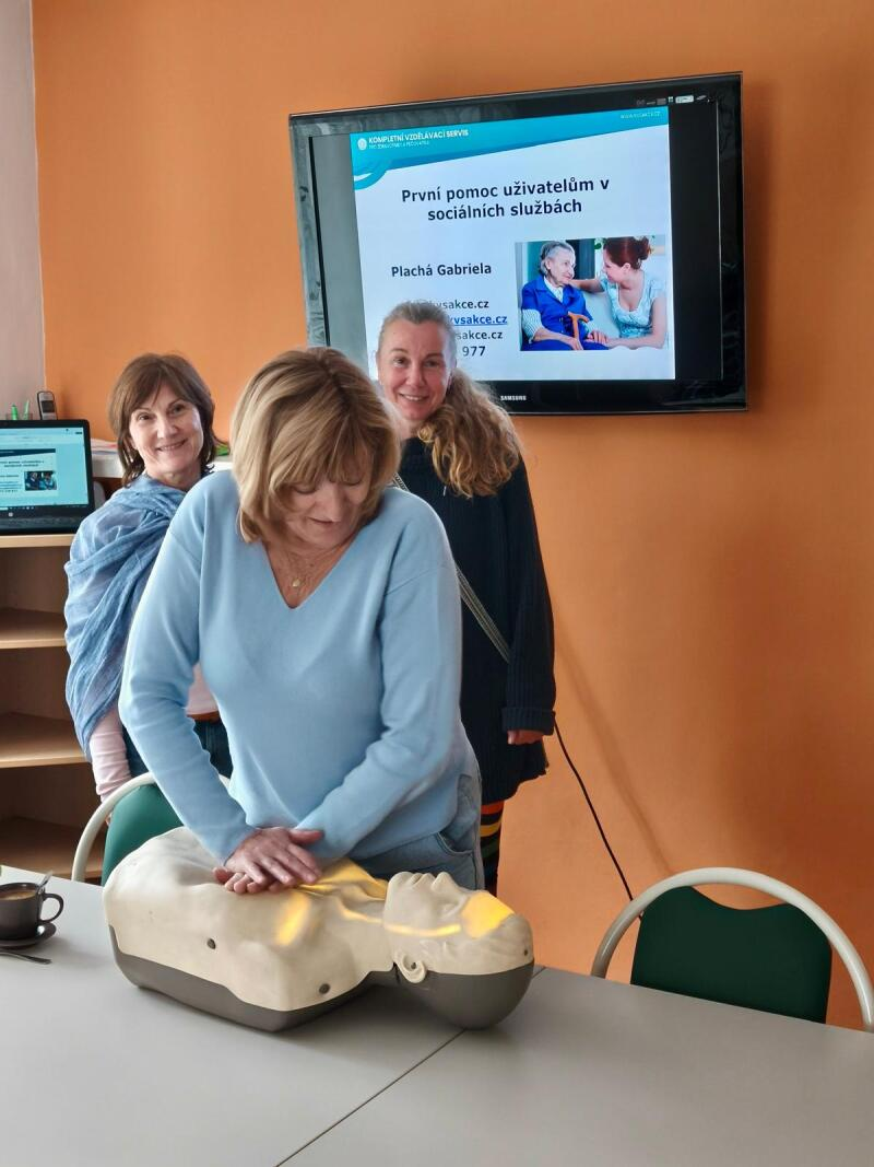 První pomoc uživatelům v sociálních službách